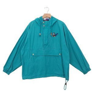 Disney Teal Mickey Pullover Anorak Jacket